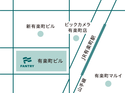 FANRTY有楽町ビル店MAP